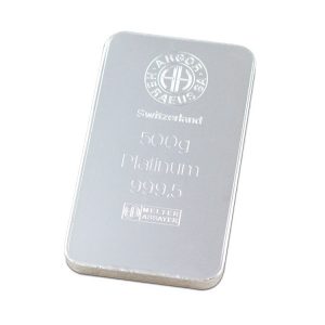Lingot Platine Argor 500g - Gold Service - Achat & Vente Or - Boutique en ligne