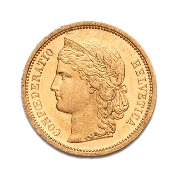 Helvetia 20 Francs - Confédération - Gold Service - Achat & vente OR - Boutique en ligne