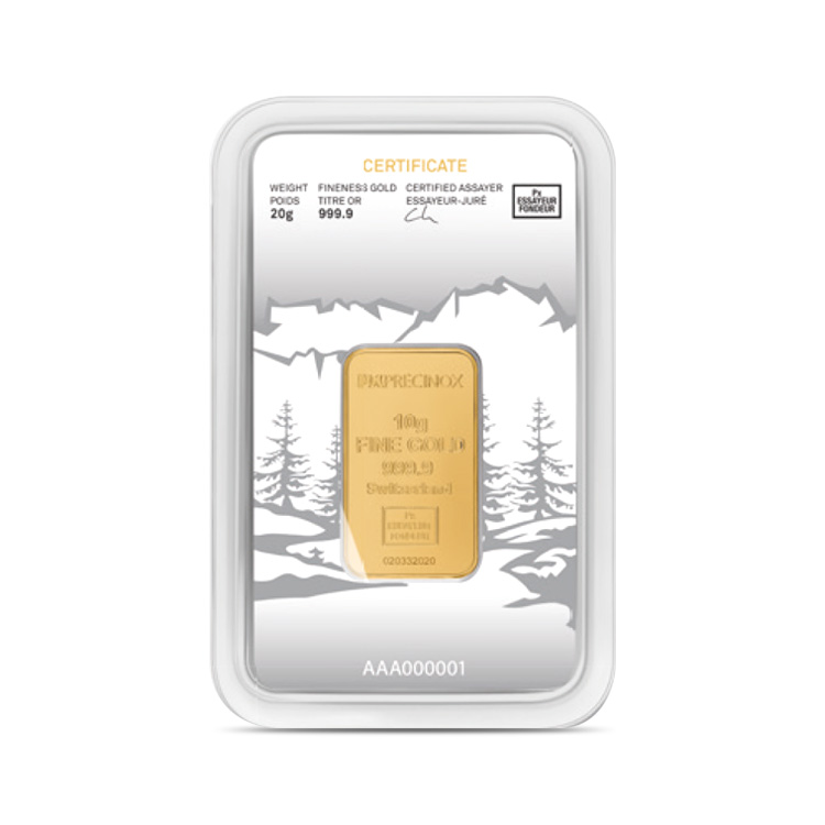 Lingot Or Precinox 10g - Lapoya Lingot Or Precinox 10g - Lapoya - Gold Service - Achat & vente OR - Boutique en ligne