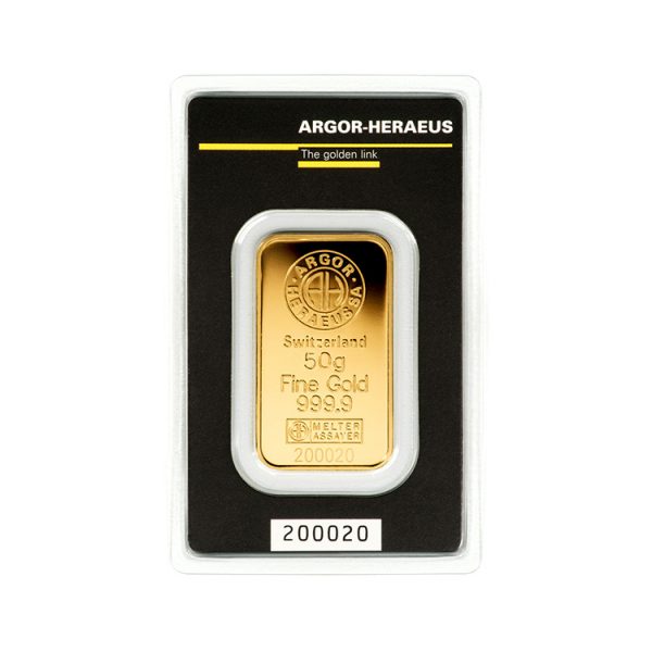 Lingot Or Argor 50g - Gold Service - Achat & vente OR - Boutique en ligne