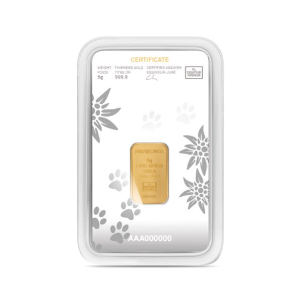 Lingot Or Precinox 5g - Saint Bernard - Gold Service - Achat & vente OR - Boutique en ligne