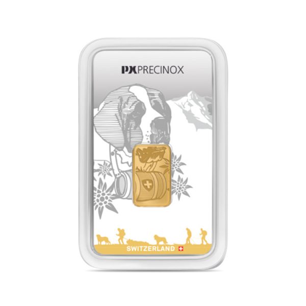 Lingot Or Precinox 5g - Saint Bernard - Gold Service - Achat & vente OR - Boutique en ligne