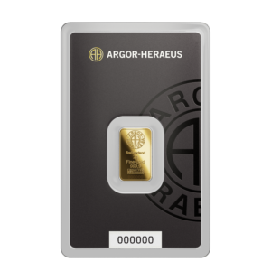 Lingot d'or 2 g Argor-Heraeus 999,9‰