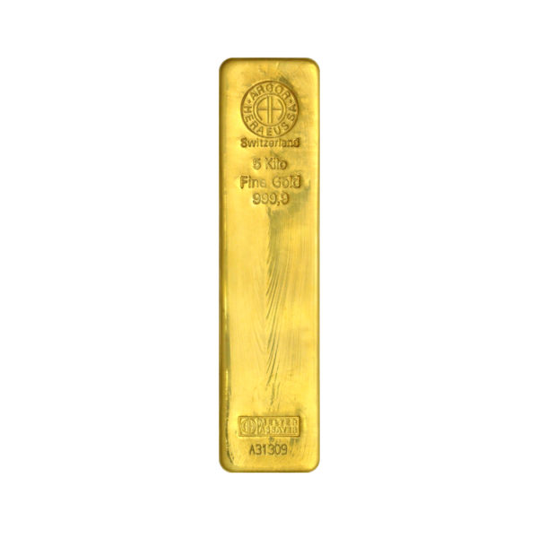 Lingot Or Argor - 5 kg - Gold Service - Achat & Vente Or - Boutique en ligne