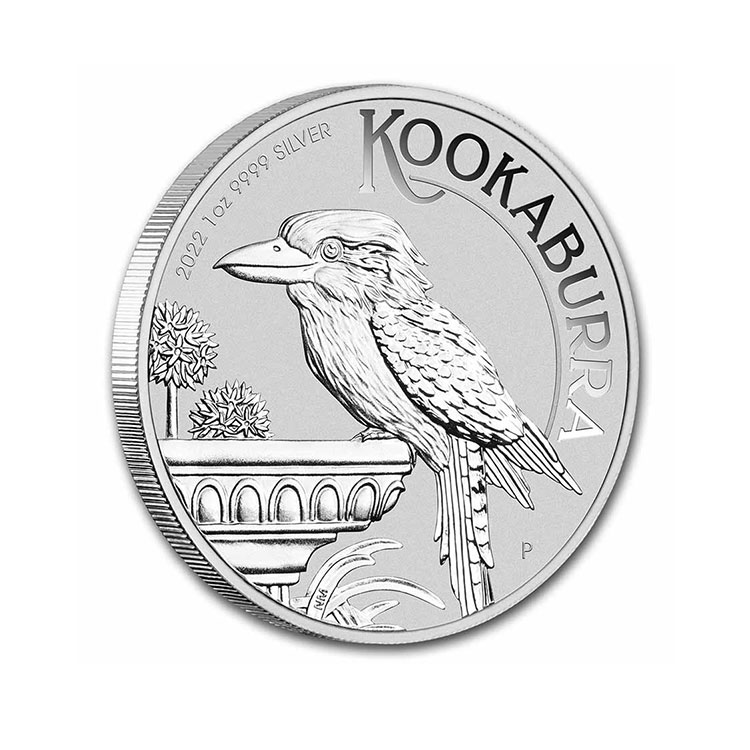 2022-p-australia-1-oz-silver-kookaburra-bu_237978_rev 2022 Australia 1 oz Silver Kookaburra BU