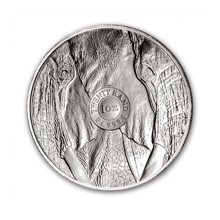 2020 South Africa 1 oz Platinum Big Five Elephant BU 2020 South Africa 1 oz Platinum Big Five Elephant BU