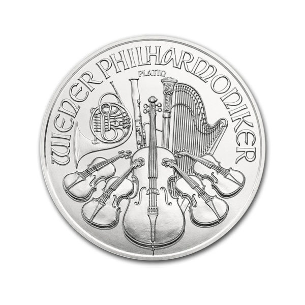 2021 Austria 1 oz Platinum Philharmonic BU
