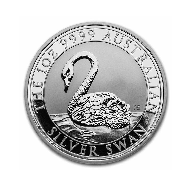 2021-australia-1-oz-silver-swan-bu_228303_obv 2021 Australia 1 oz Silver Swan BU