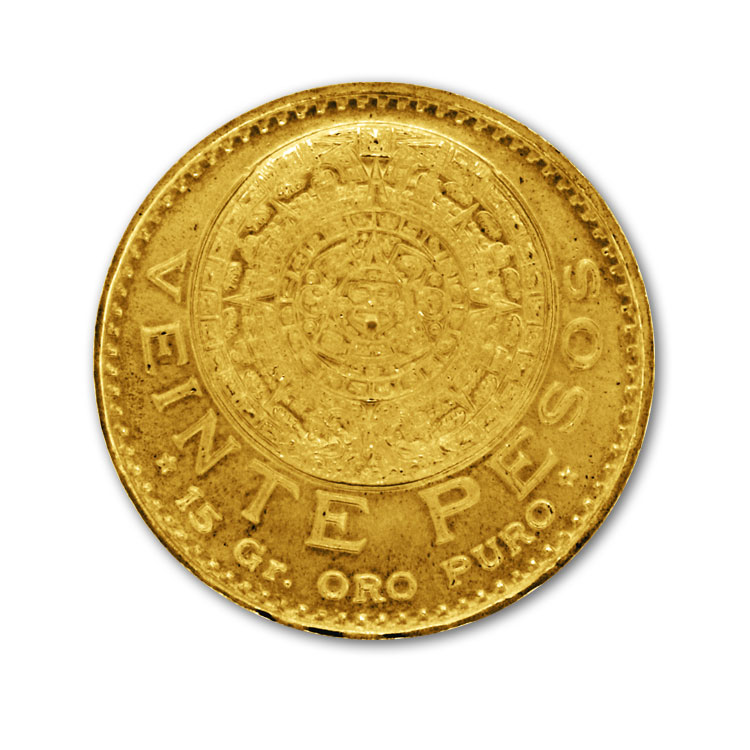 20_Gold_Pesos_Mexique_obv 20 Pesos mexicain