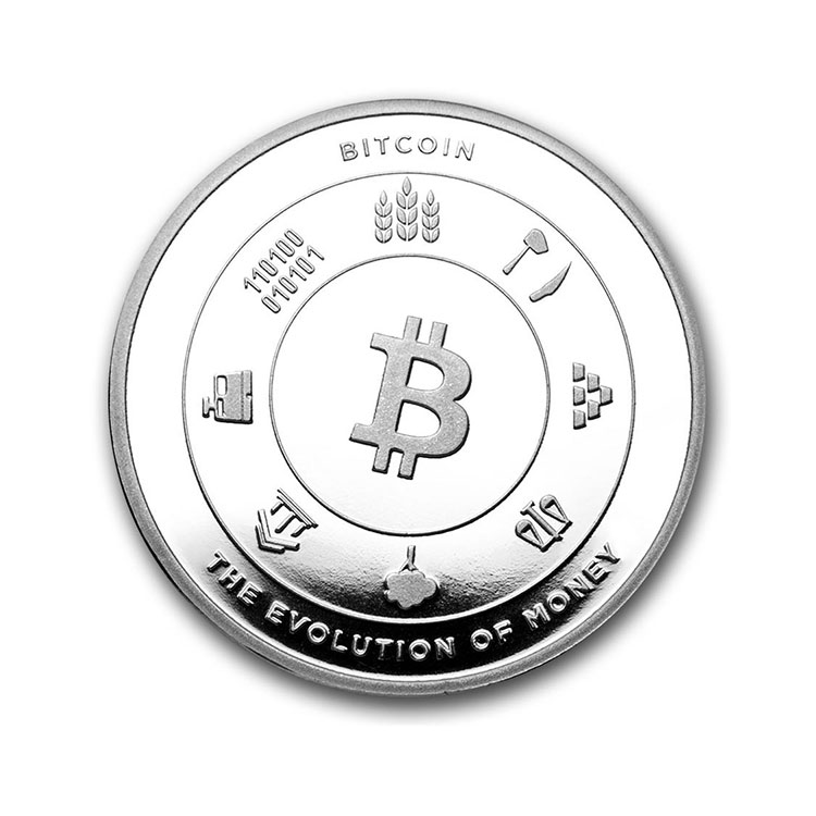 1-oz-silver-round-bitcoin-round-bitpay_228315_rev 1 oz Silver Round - Bitcoin Round (BitPay)
