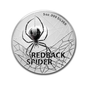 2021 Australia 5 oz Silver Redback Spider BU