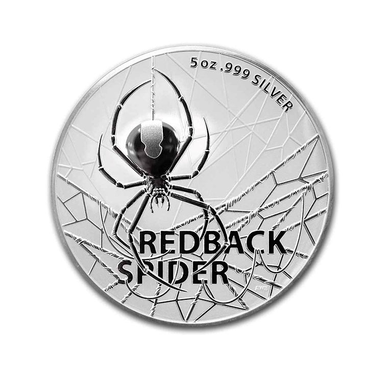2021-australia-5-oz-silver-redback-spider-bu_232319_slab 2021 Australia 5 oz Silver Redback Spider BU