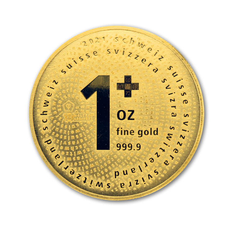 Achetez Une 2021 1 Oz Gold Swiss One Chez Gold Service