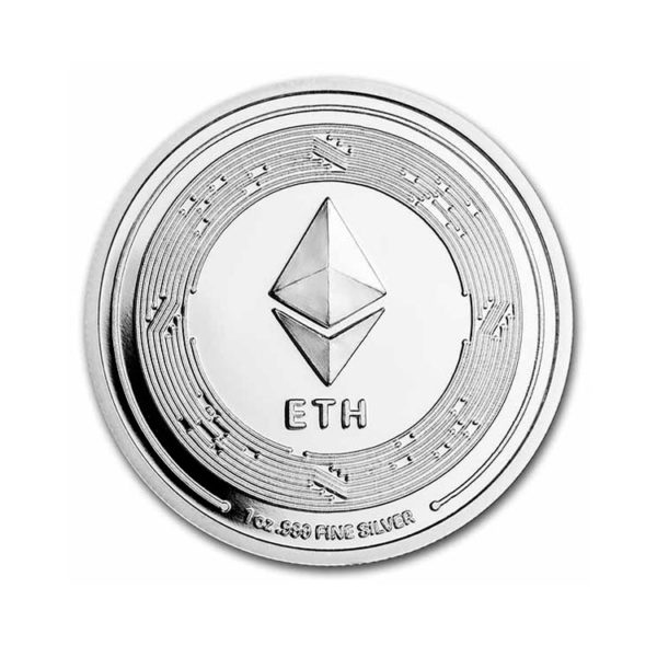 1 oz Silver Round - Ethereum