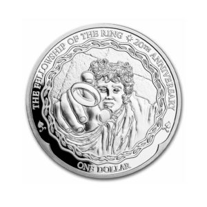 2021 New Zealand 1 oz Silver 20th Anniv Lord of The Rings: Frodo