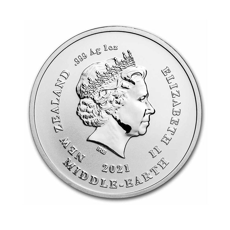 2021-new-zealand-1-oz-silver-20th-anniv-lord-of-the-rings-frodo_232732_rev 2021 New Zealand 1 oz Silver 20th Anniv Lord of The Rings: Frodo