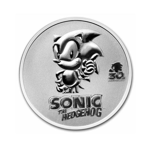 2021 Niue 1 oz Silver Sonic the Hedgehog 30th Anniversary Coin BU