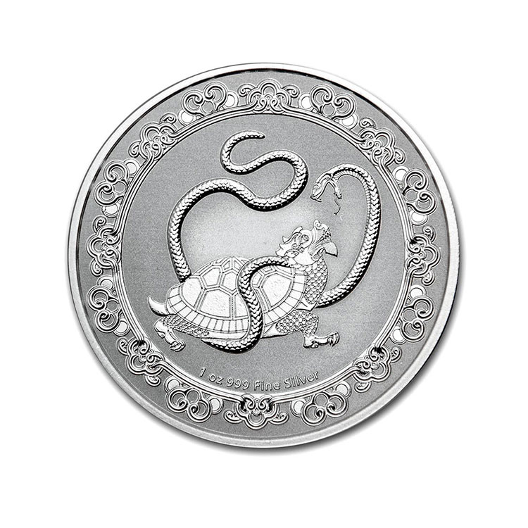 2021-niue-1-oz-silver-2-celestial-animals-the-black-turtle_213561_obv 2021 Niue 1 oz Silver $2 Celestial Animals The Black Turtle