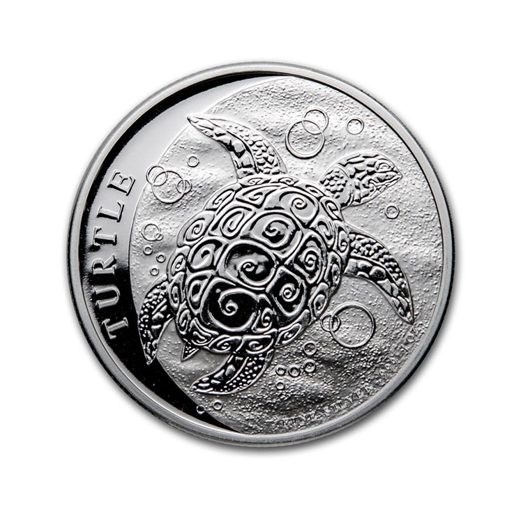 2021-niue-1-oz-silver-2-hawksbill-turtle-bu_225244_obv 2021 Niue 1 oz Silver $2 Hawksbill Turtle BU