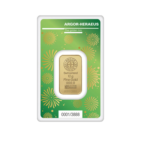 2022 Year of the Tiger 10g Gold Bar