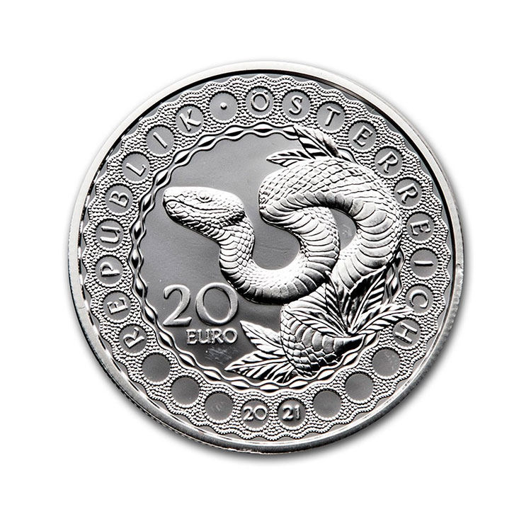 2021-austria-silver-20-eyes-of-the-world-australia-serpent_226826_obv 2021 The Serpent Creator (Australia)