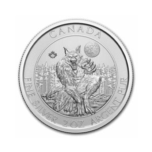 2021 Canada 2 oz Silver Creatures of the North Werewolf