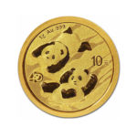 2022 China 1g Gold Panda BU