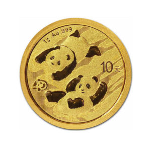 2022 China 1 gram Gold Panda BU