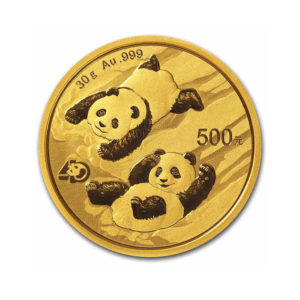2022 China 30 gram Gold Panda BU