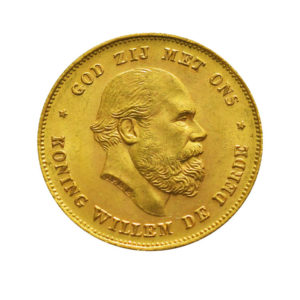 10 Florins Willem III AU