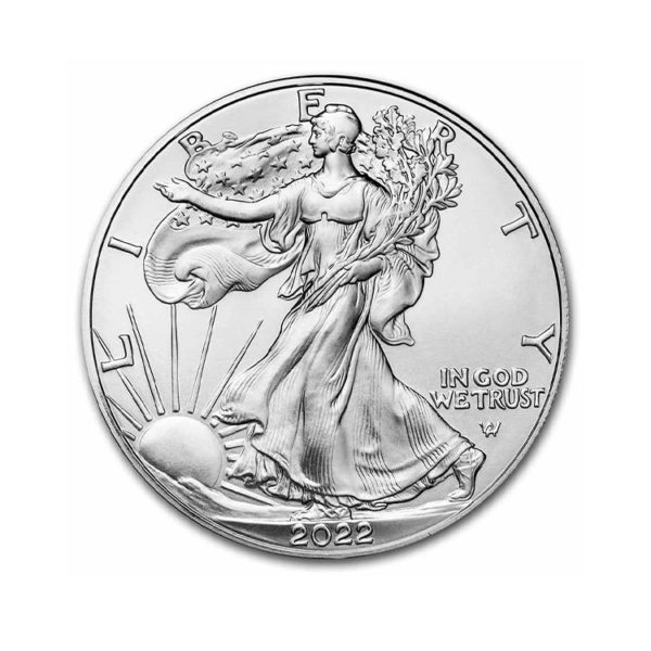 2022 1 oz American Silver Eagle Coin BU