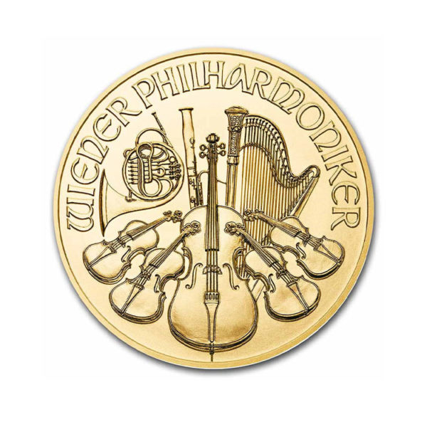 2022 1 oz Austrian Gold Philharmonic Coin BU