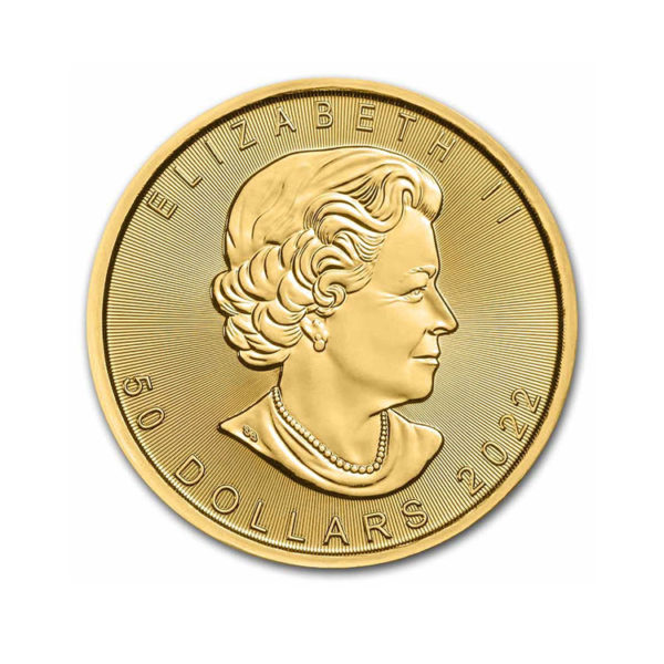 2022 Canada 1 Oz Gold Maple Leaf BU