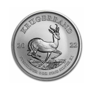 2022 South Africa 1 oz Silver Krugerrand BU