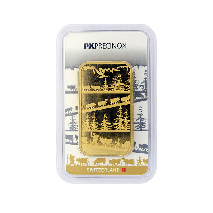 Precinox_lingot_100gr_La_Poya_recto Lingotin or - La Poya - 100g