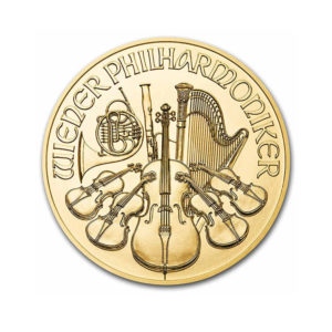 2022 Austria 1/4 oz Gold Philharmonic BU