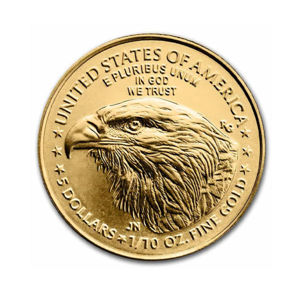 2022 1/10 oz American Gold Eagle Coin BU