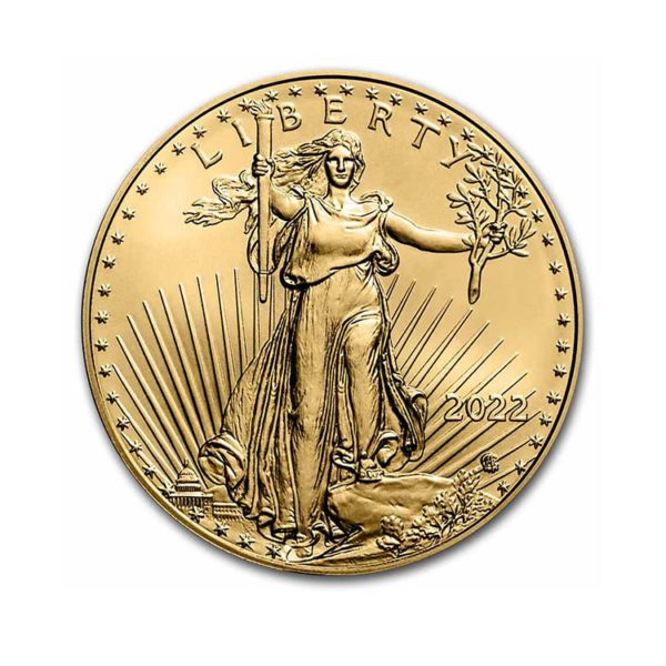 2022 1/10 oz American Gold Eagle Coin BU