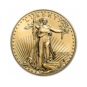 2022 1/4 oz American Gold Eagle Coin BU
