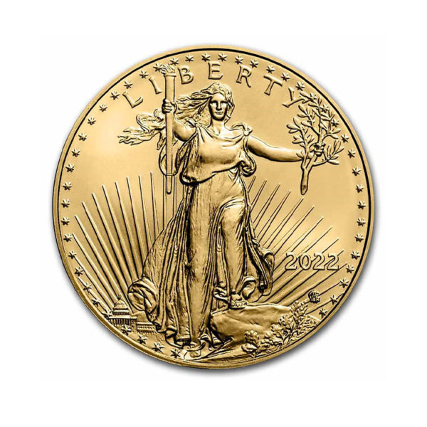 2022 1/4 oz American Gold Eagle Coin BU
