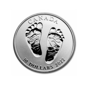 2022 Canada 1/2 oz Silver $10 Welcome Baby Reverse Proof
