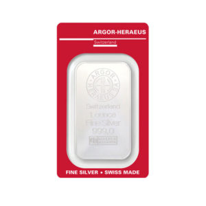 Lingot d’argent Argor Minted 1 Oz