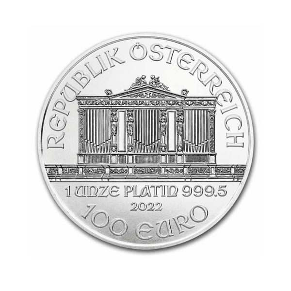 2022 Austria 1 oz Platinum Philharmonic BU