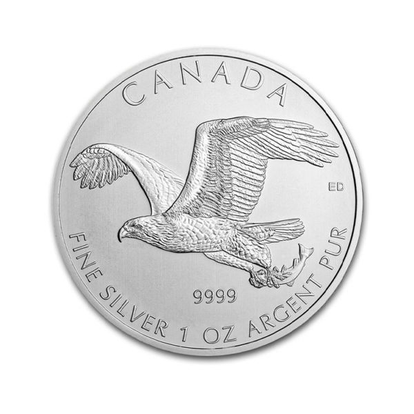 2014 RCM 1 oz Silver Birds of Prey Series Bald Eagle