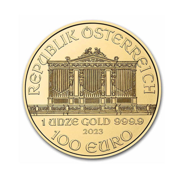 2023 1 oz Austrian Gold Philharmonic Coin BU