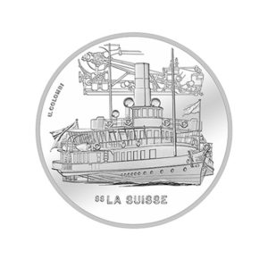 2018 20 CHF Silver Steamboat "Suisse"