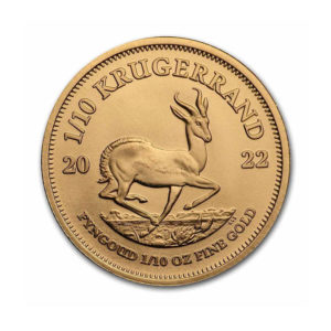 2022 South Africa 1/10 oz Gold Krugerrand BU