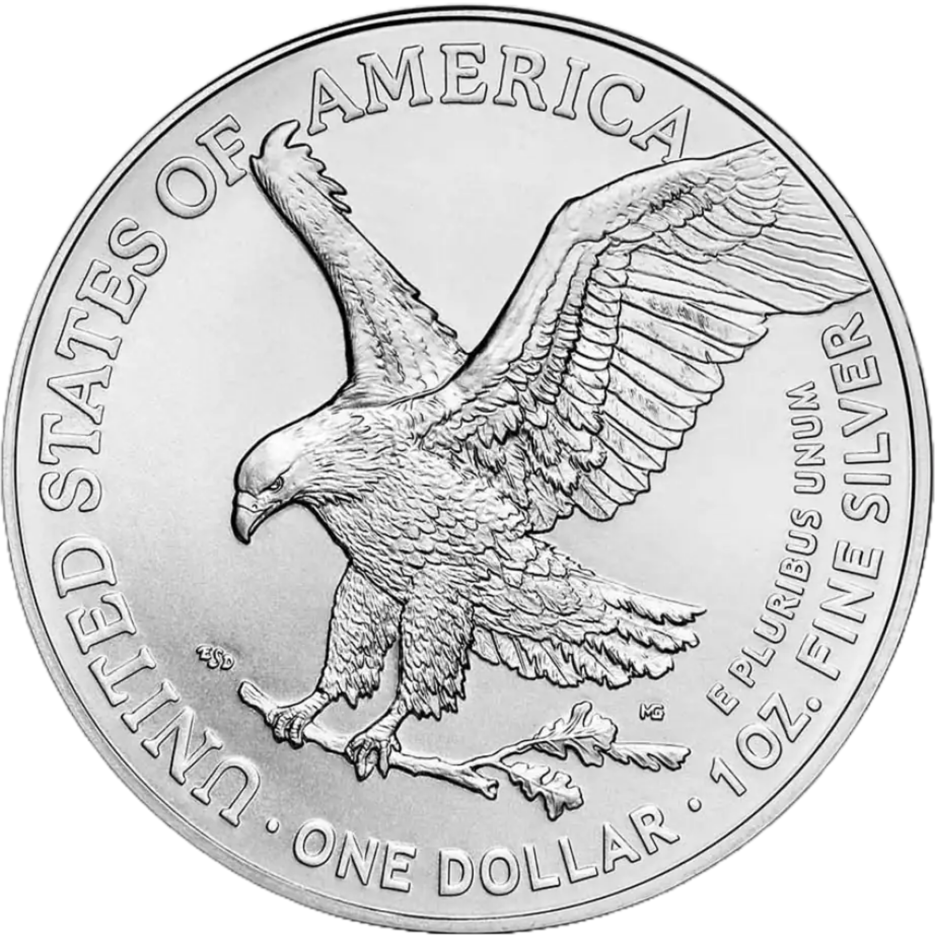 1 oz American Eagle _ Argent _ 2026 Pièce d'investissement en argent 1 once American Eagle datant de 2026