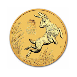 2023 Australia 1/10 oz Gold Lunar Rabbit BU (Series III)