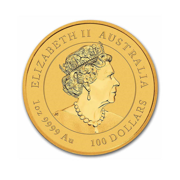 2023 Australia 1 oz Gold Lunar Rabbit BU (Series III)